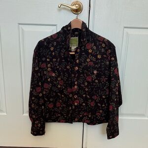 Vintage 90’s Esprit Black Floral Jacket